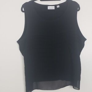 Avenue tank with layered ruffles G6
